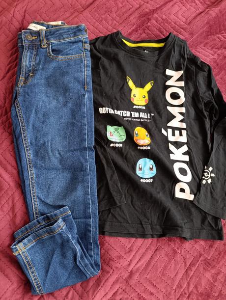 Tričko pokémon, c&a,134