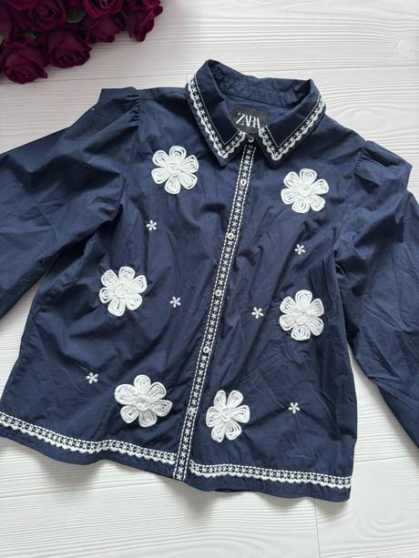 Zara - vyšívaná blúzka, zara,164