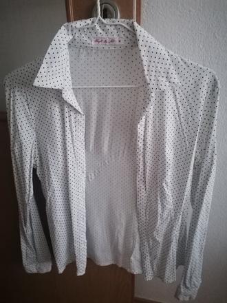 Bodkovana košeľa, s