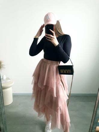 Tylová sukňa s/m, s