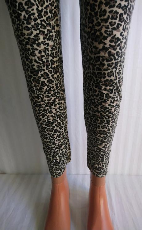 Dámske legíny s farebným vzorom, chicorée, l