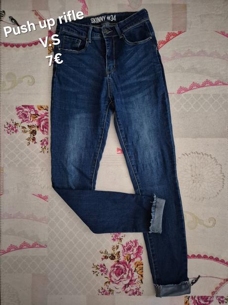 Džínsy push up efektom, gate,xs