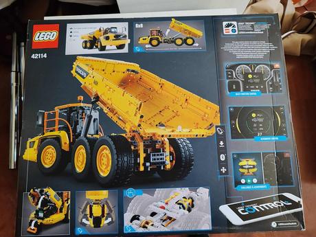 Lego technic kĺbové vozidlo volvo 6x6 42114, 