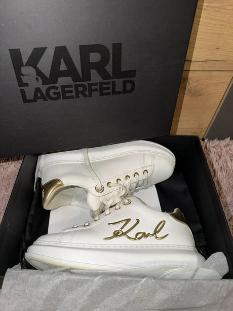 Karl lagerfeld signia lace kozene original tenisky, karl lagerfeld,38