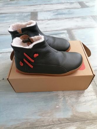 Zateplene barefoot kotnikove topanky camper č. 33, camper,33