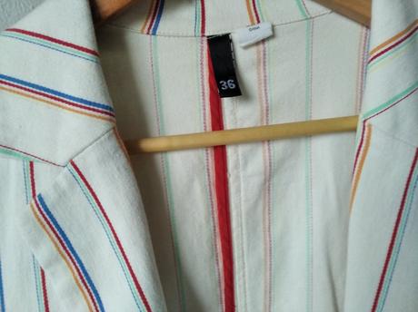 Krátke plátené sako, h&m,36