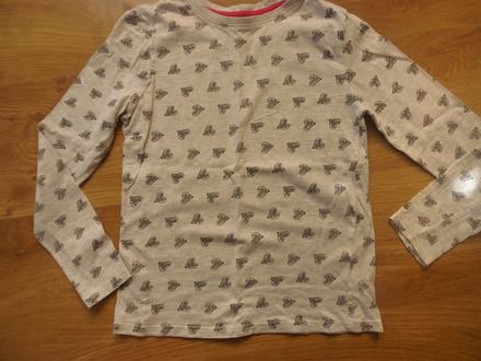 Tričko -srdiečka, h&m,140