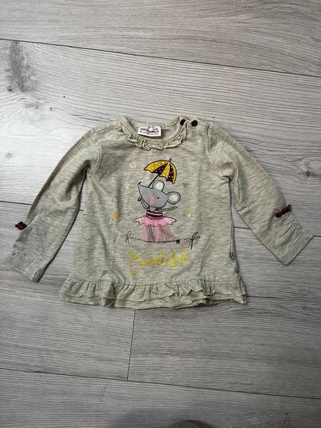 Sivý dlhorukávový top, coccodrillo,80