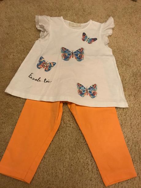 Leginky a tričká na leto ako balik oblečenia, 104–116