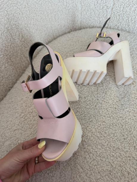 Sandále na platforme, river island,37