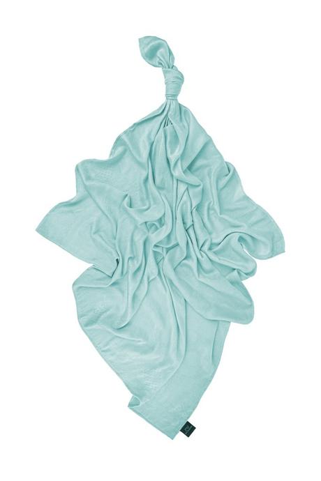 Bocioland  bambusová plienka 75x75cm oblaky aqua, 