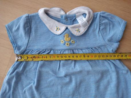 Pásikavé šaty s golierom, carter's,80