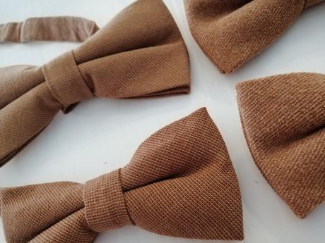 Pánsky a detský motýlik hrubšie semišové,