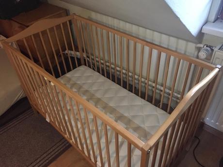 Drevená postieľka, šírka (cm): 60,dĺžka (cm): 120