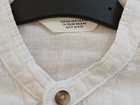 Ľanová košeľa, h&m,134