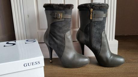 Kožené čižmy guess, guess,39