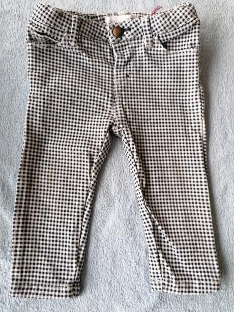Kockove nohavice, zara,80