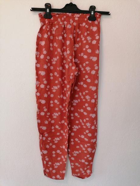 Letné nohavice terakota pre 11_12r, h&m,152