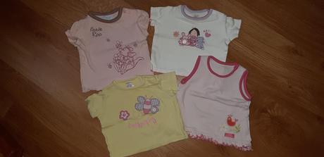 Tričká 4 ks 0-3 m., 56