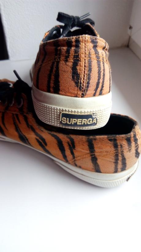 Tenisky superga, vzor tiger, 39
