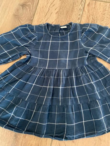 Lindex kárované šaty 86/92, lindex,86