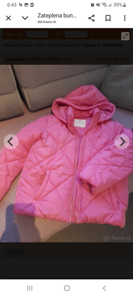 Zateplena bunda, f&f,134