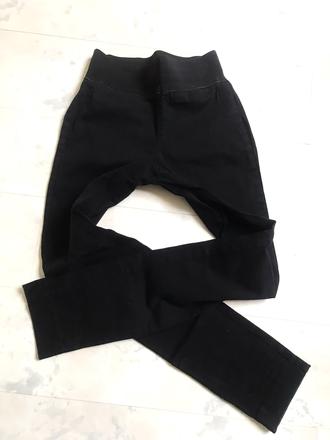 Pevné jeggíny na vysokú gumu, m