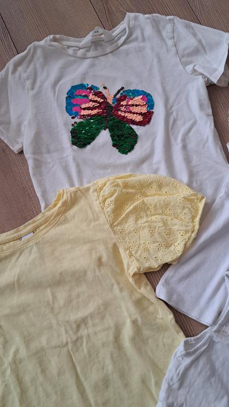 Krátke tričká, h&m,110