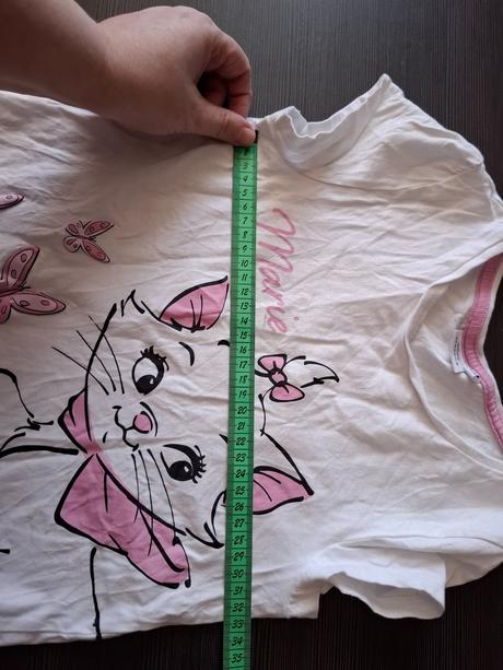 Tričko s disney mačkou 128/134, pepco,128