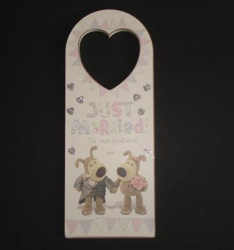 Tabuľka na klučku just married - do not disturb, 