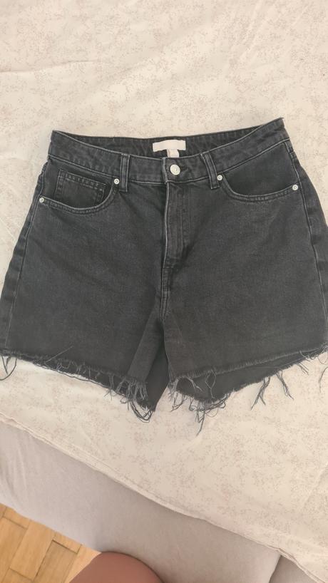 Damske riflove sortky, h&m,40