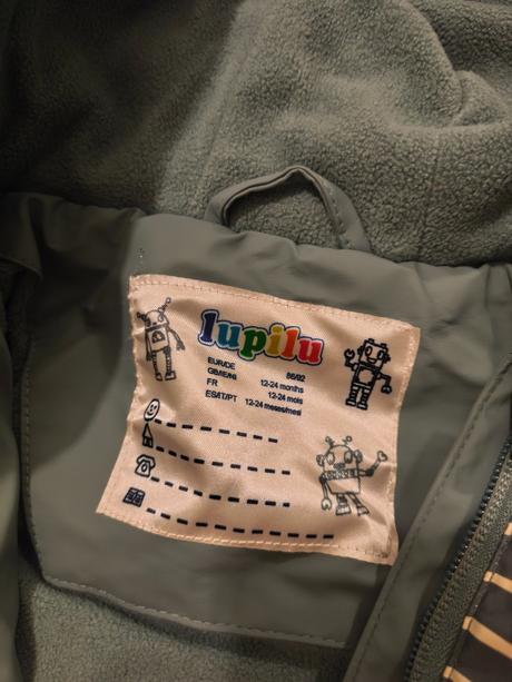 Bunda chlapčenská tmavozelená lupilu (92), lupilu,92