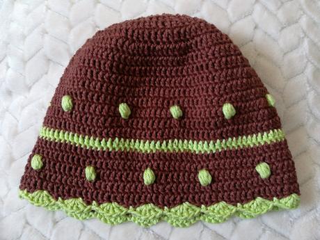 Pletená čiapočka - top stav, 104