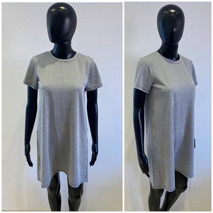 Dámske kockované šaty pull bear (m), pull&bear,m