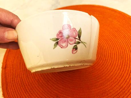 Staré vidiecke misky 2 ks,