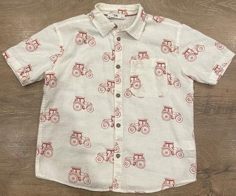 Košeľa c&a s traktormi, c&a,128