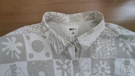 Riflová košeľa, h&m,m