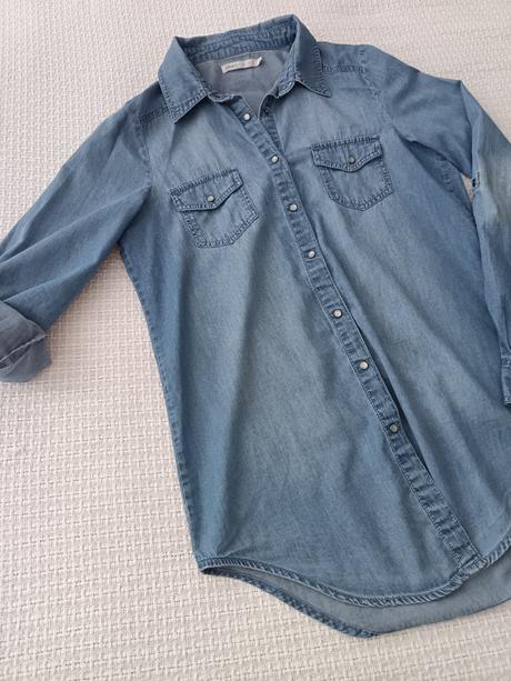 Oblý riflova košeľa, only,36