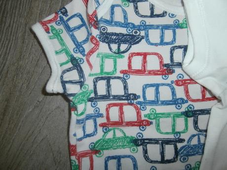 Balík 3ks body s krátkym rukávom, 68–80