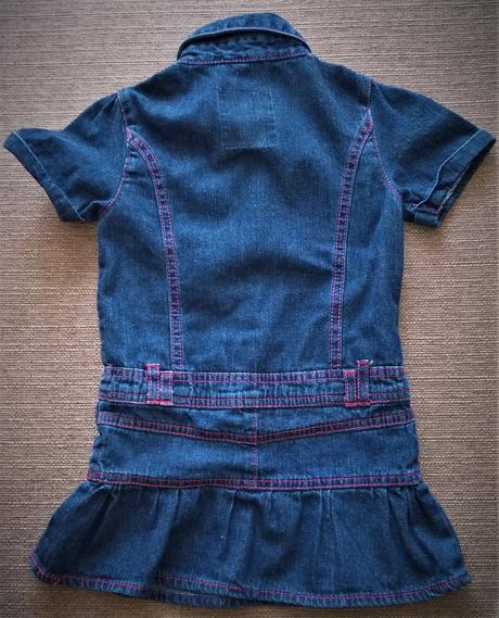 Rifľové šaty s minnie, c&a,104