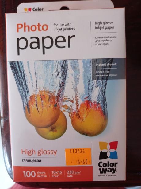 Fotopapier 10x15, 
