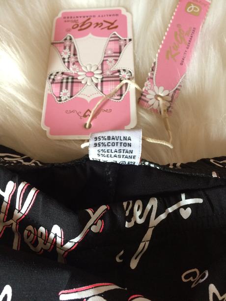 Dievčenské 3/4-ové legíny - viac veľkostí., kugo,134 / 140 / 152