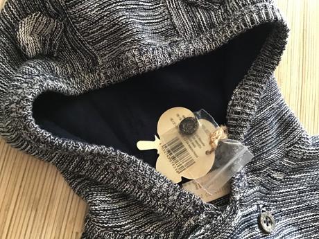 Krasny dvojradový svetrík bavlneny, lupilu,86