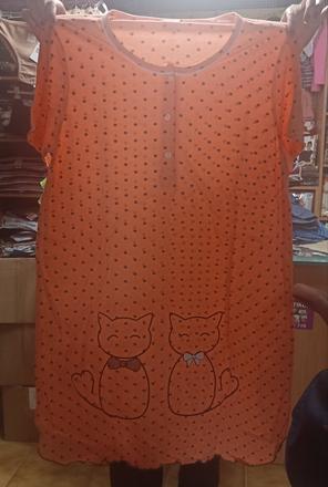 Nočná košeľa bavlnená m-3xl, 4xl - xxxl