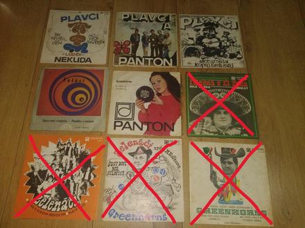 Predám menšie vinyle, 