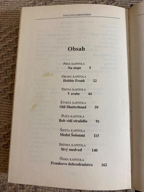 Krásna kniha syn lovca medveďov karl may,