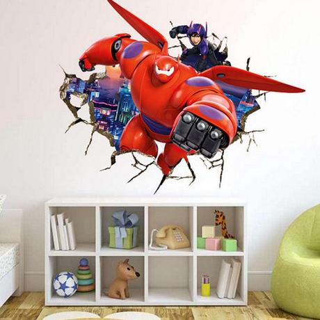 3d nálepka - baymax,