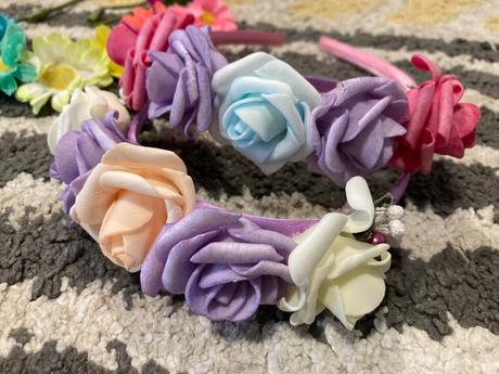 Kvetinkové čelenky 110/128, lindex