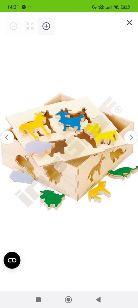 Vkladačka na jemnú motoriku,