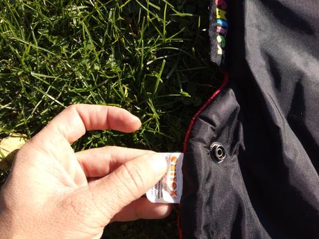 Emitex čierny červený rukávnik, emitex